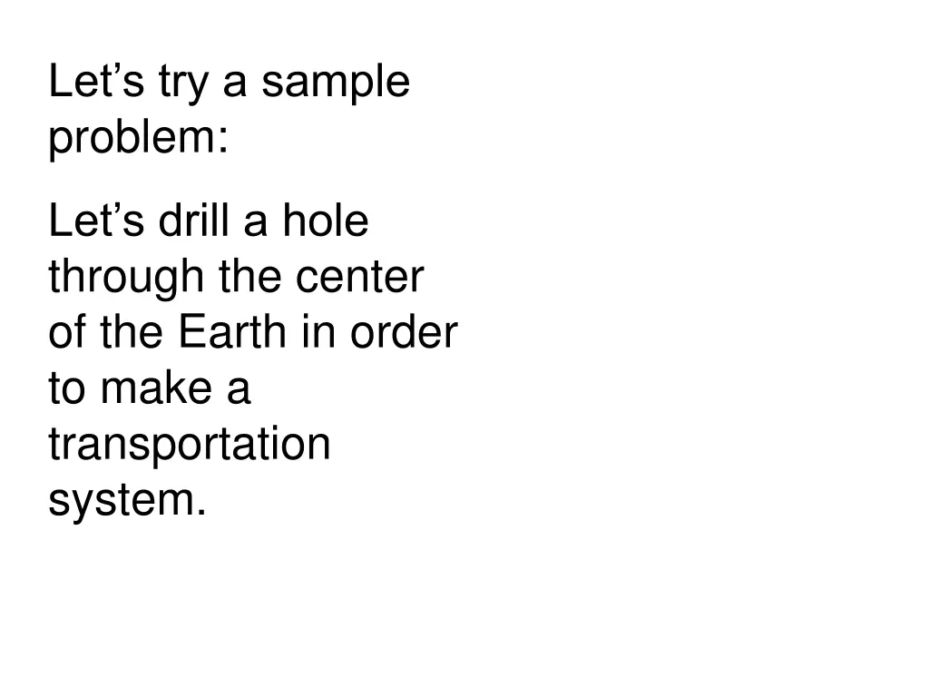 let s try a sample problem