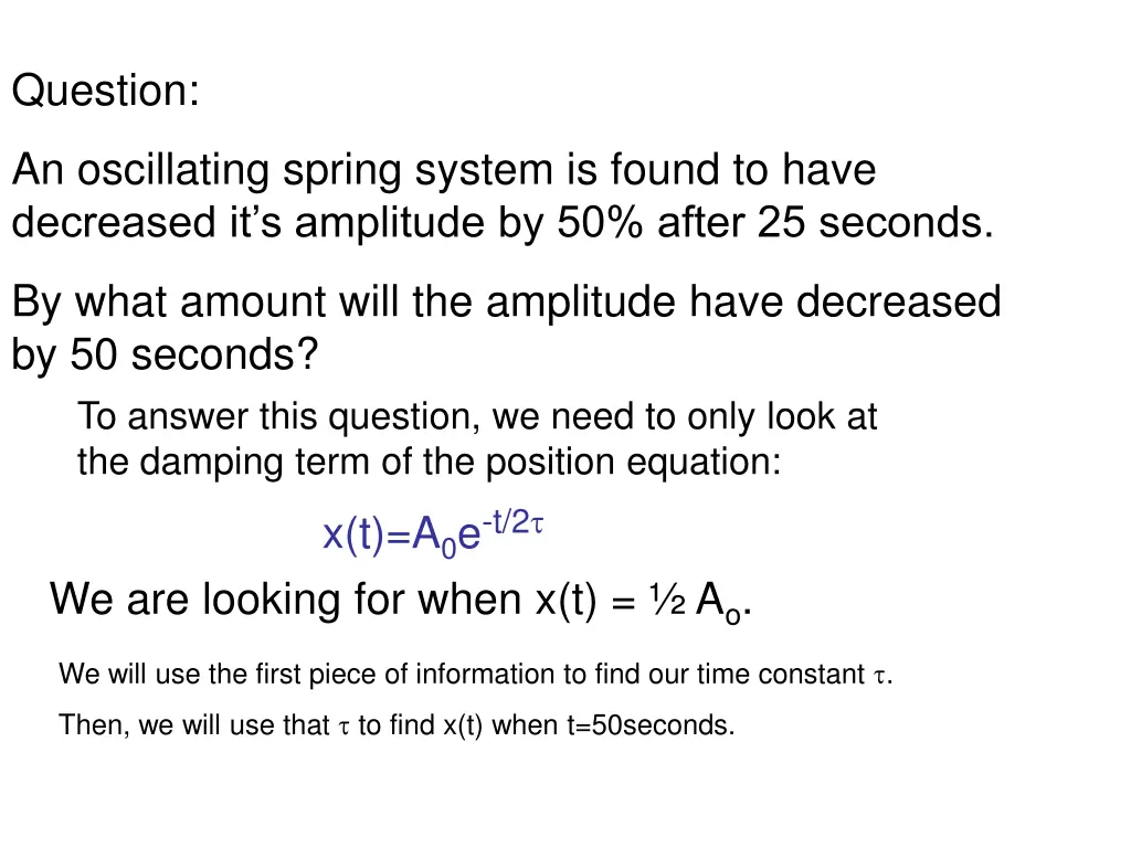 question
