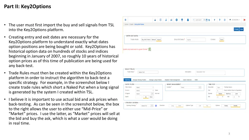 part ii key2options