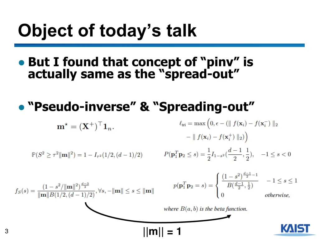 object of today s talk 1