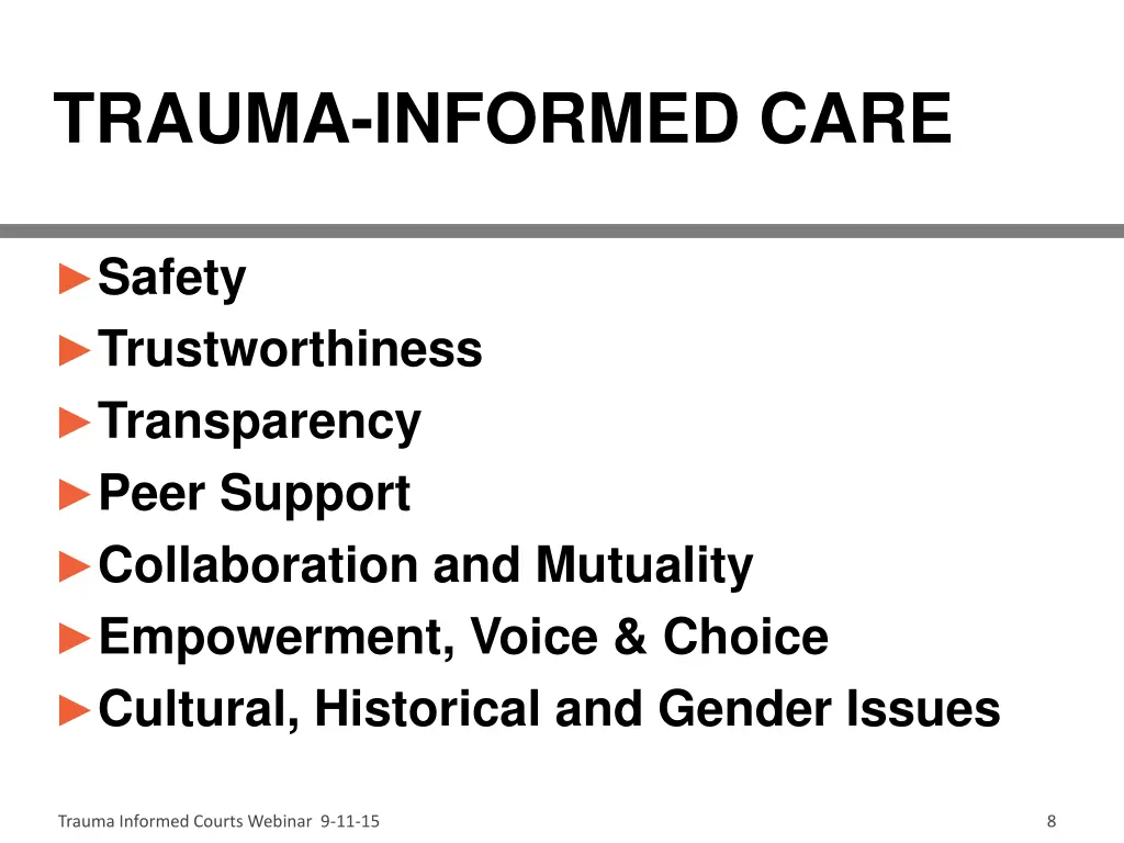 trauma informed care 1