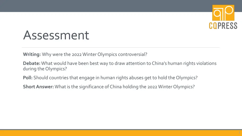 assessment