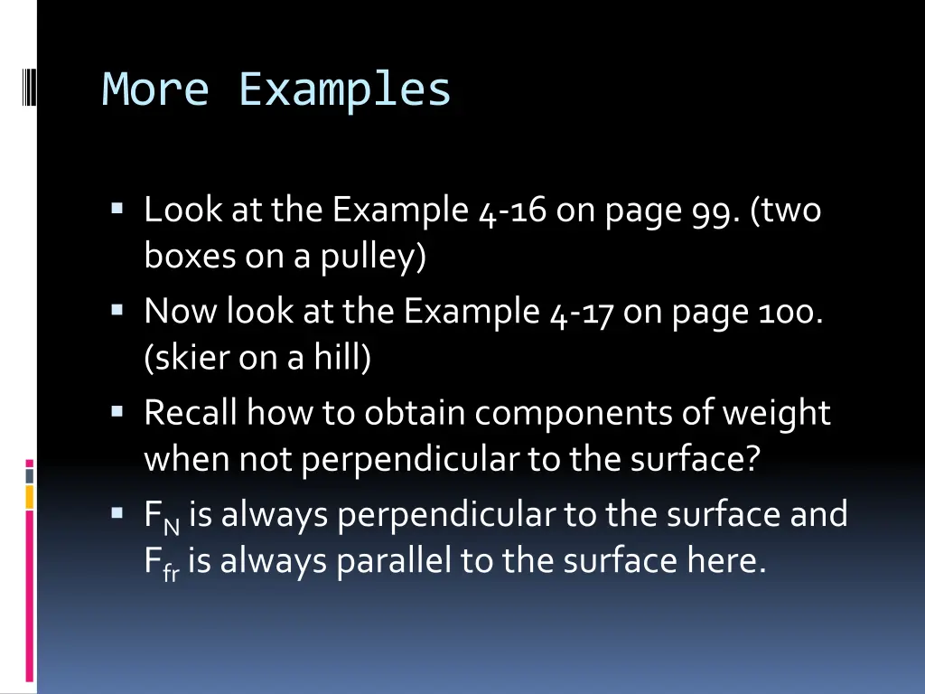 more examples