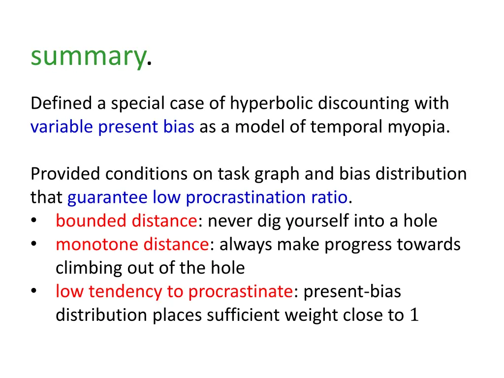 summary