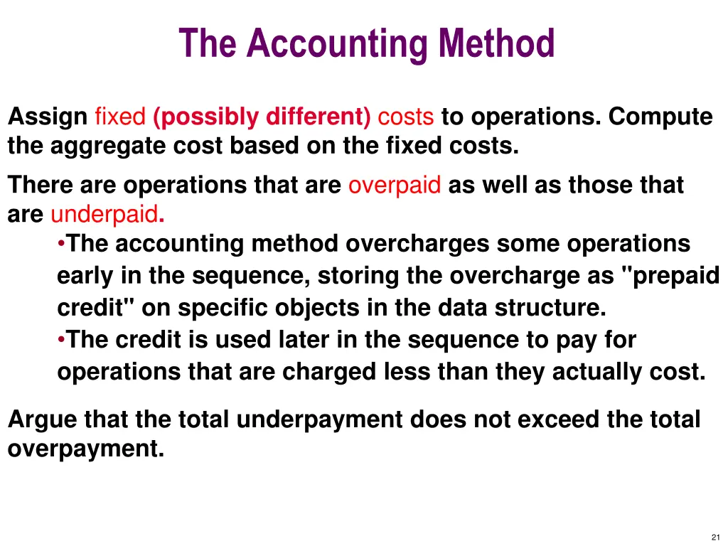 the accounting method