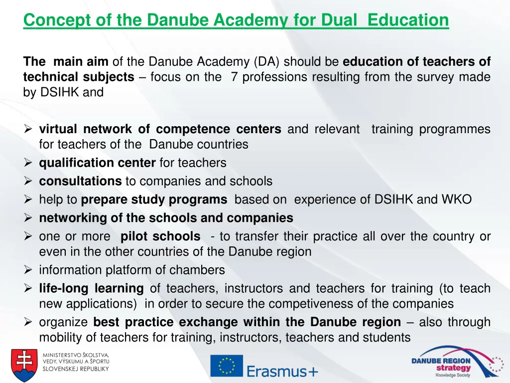 concept of the danube academy for dual education