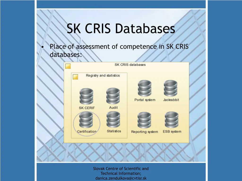 sk cris databases