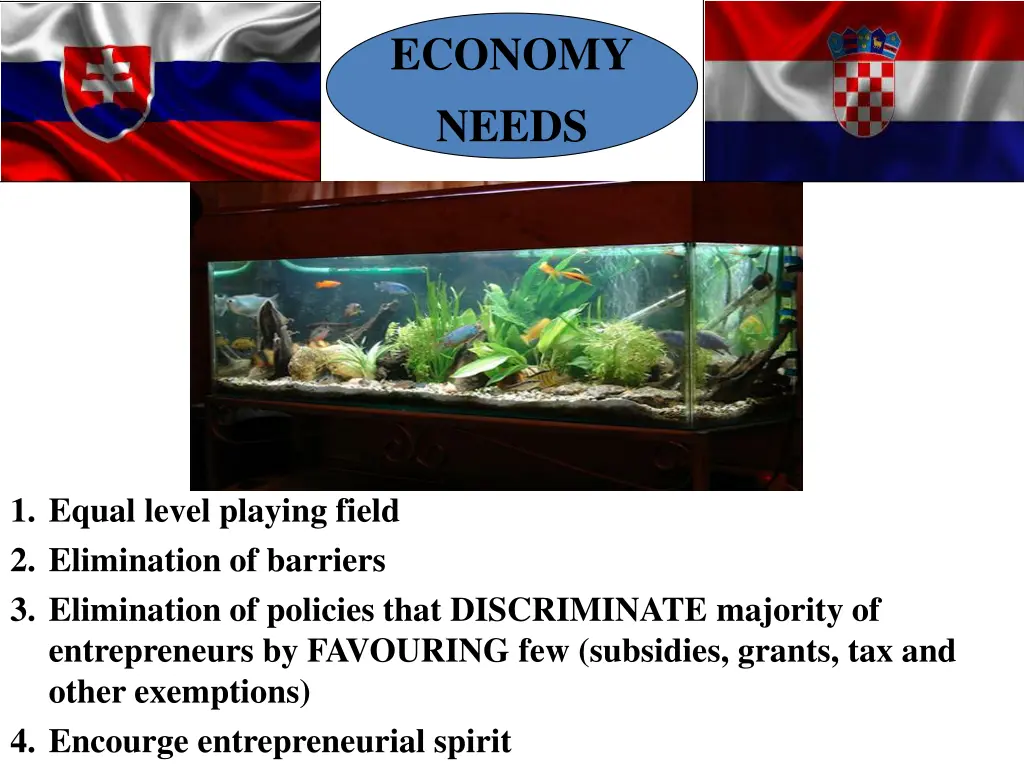 economy needs