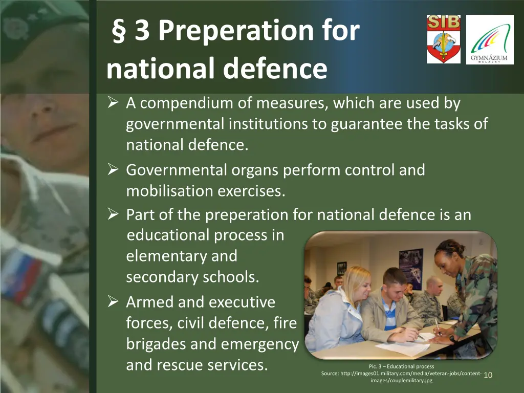 3 preperation for national defence