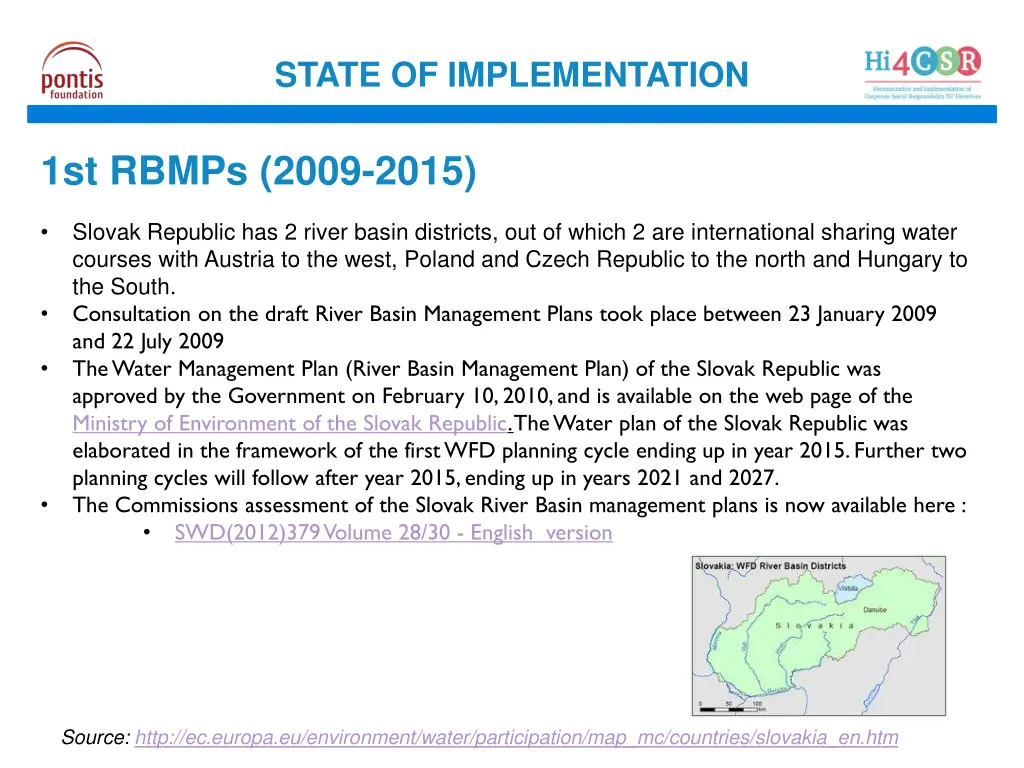 state of implementation 3
