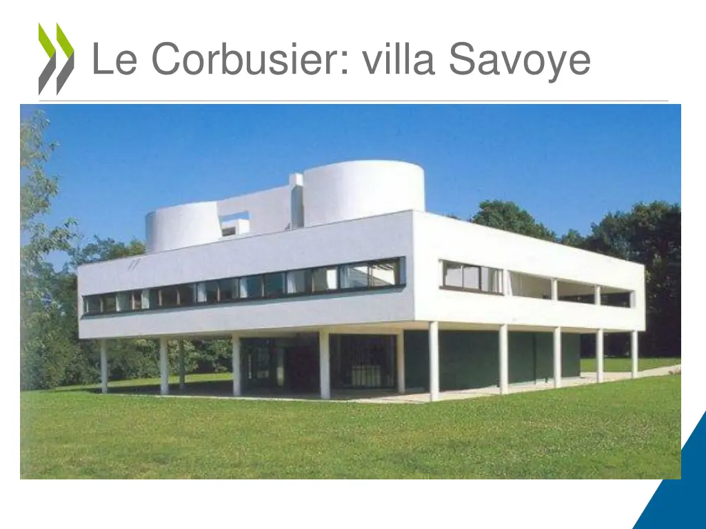 le corbusier villa savoye