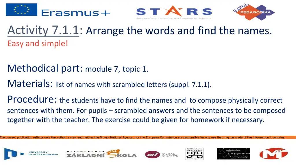 activity 7 1 1 arrange the words and find