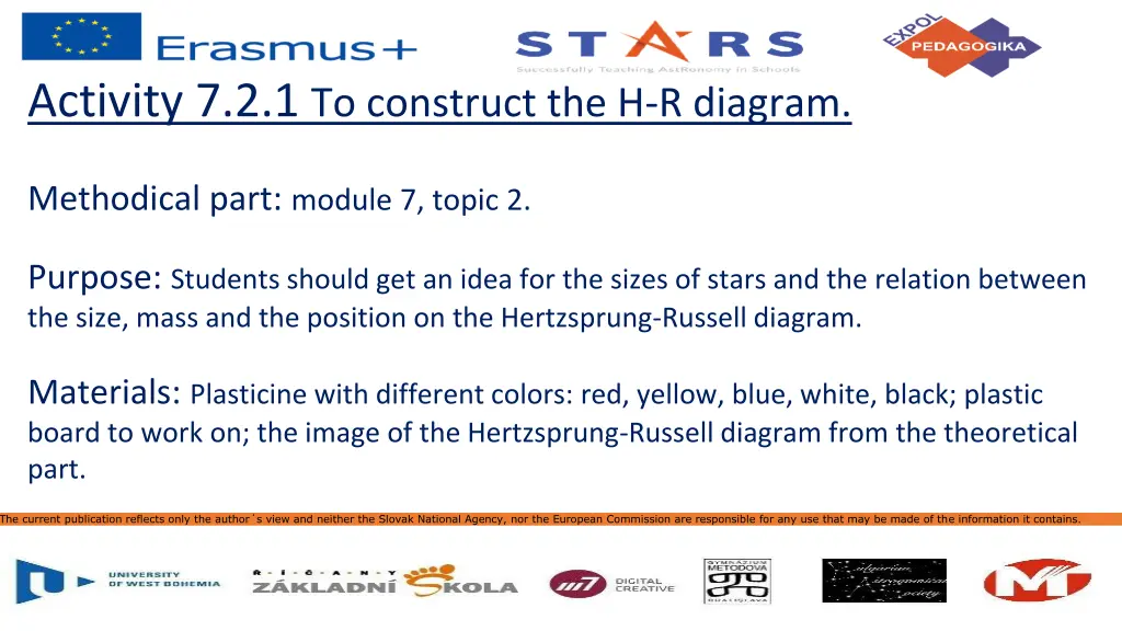 activity 7 2 1 to construct the h r diagram