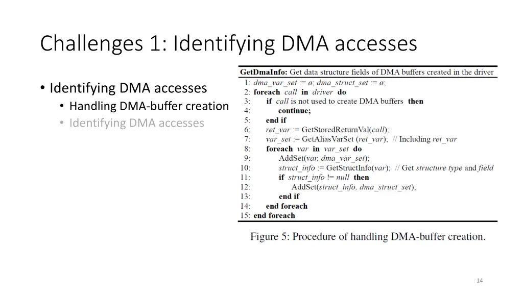 challenges 1 identifying dma accesses 1