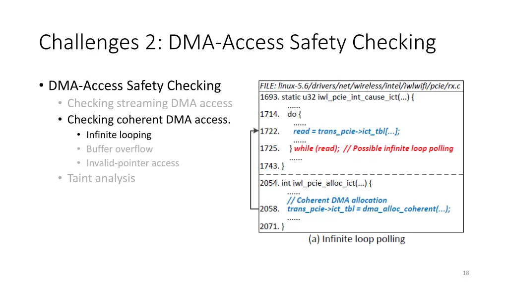 challenges 2 dma access safety checking 2