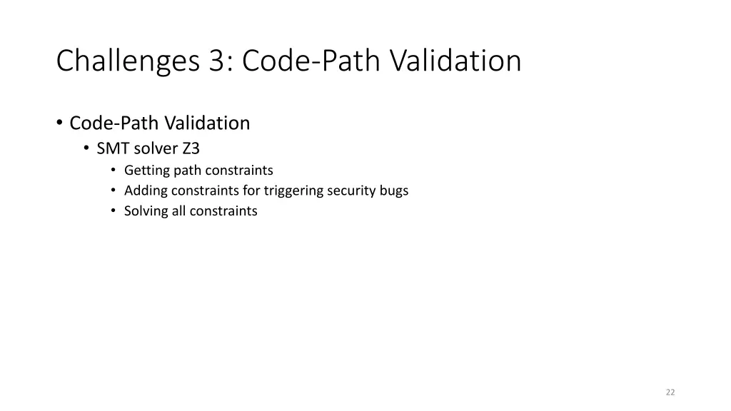 challenges 3 code path validation