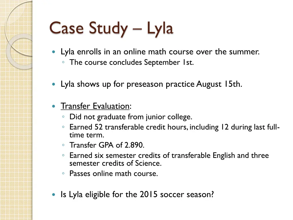 case study lyla 1