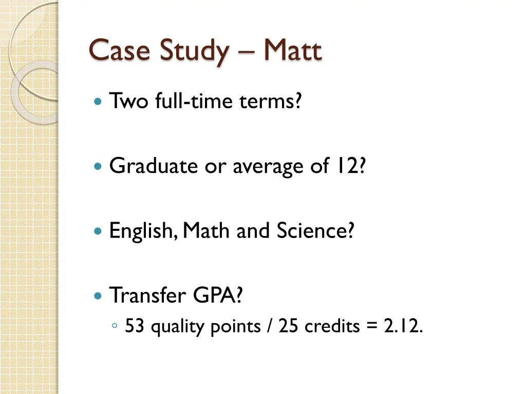 case study matt