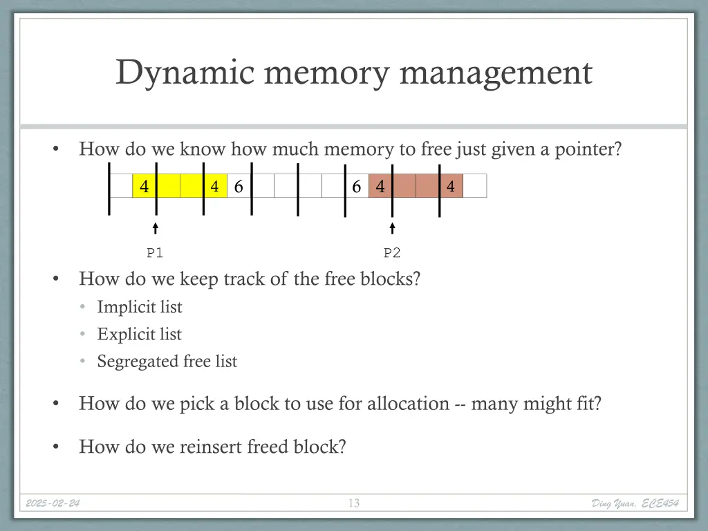 dynamic memory management