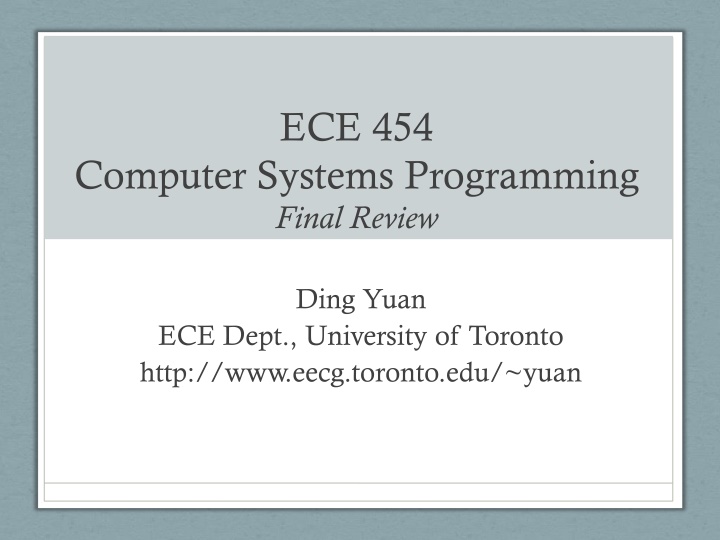 ece 454