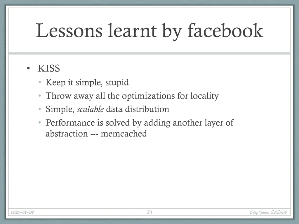 lessons learnt by facebook