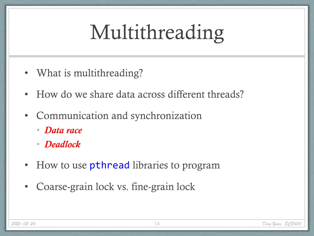 multithreading