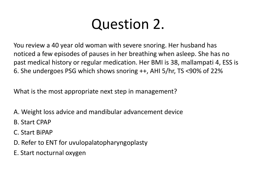 question 2