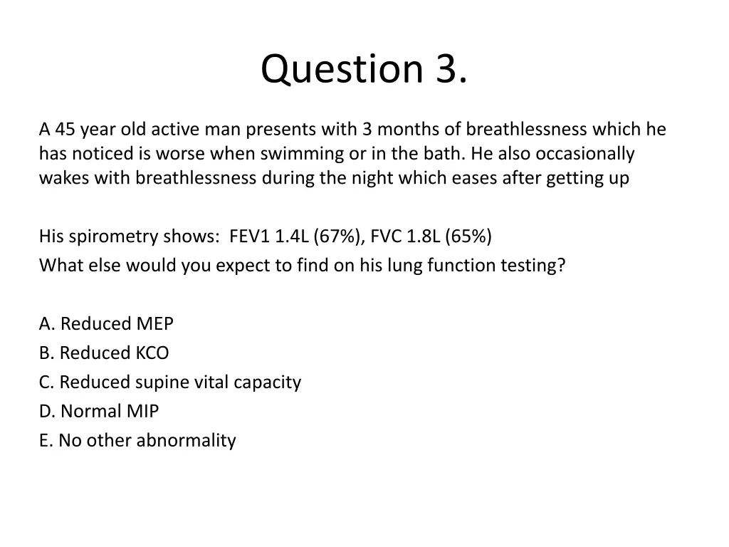 question 3