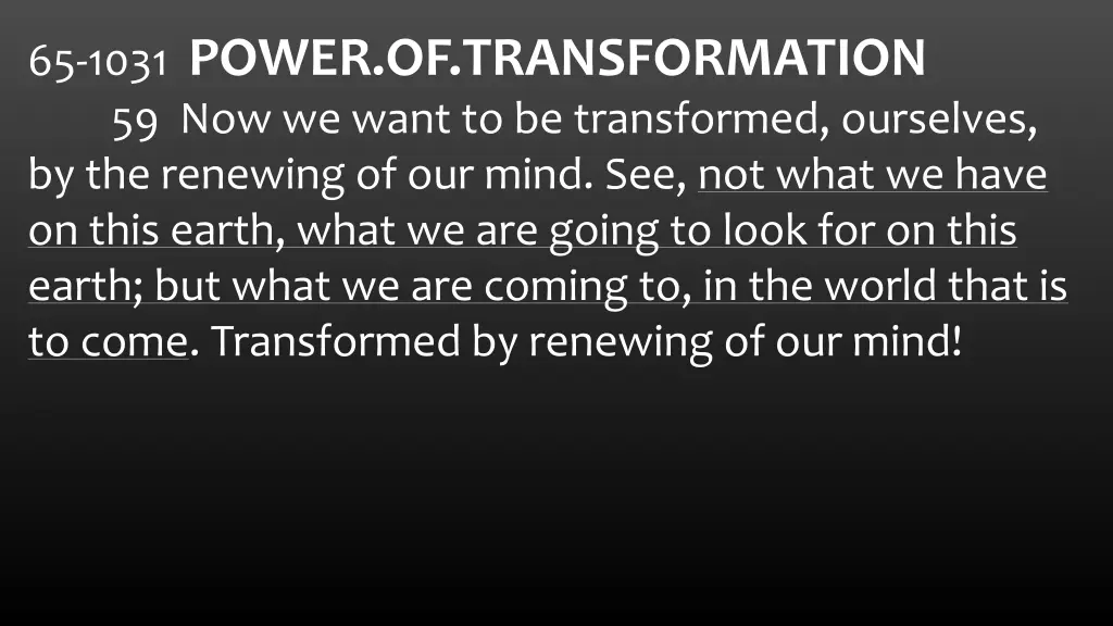 65 1031 power of transformation 59 now we want