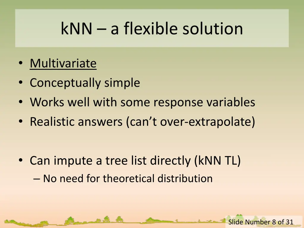knn a flexible solution