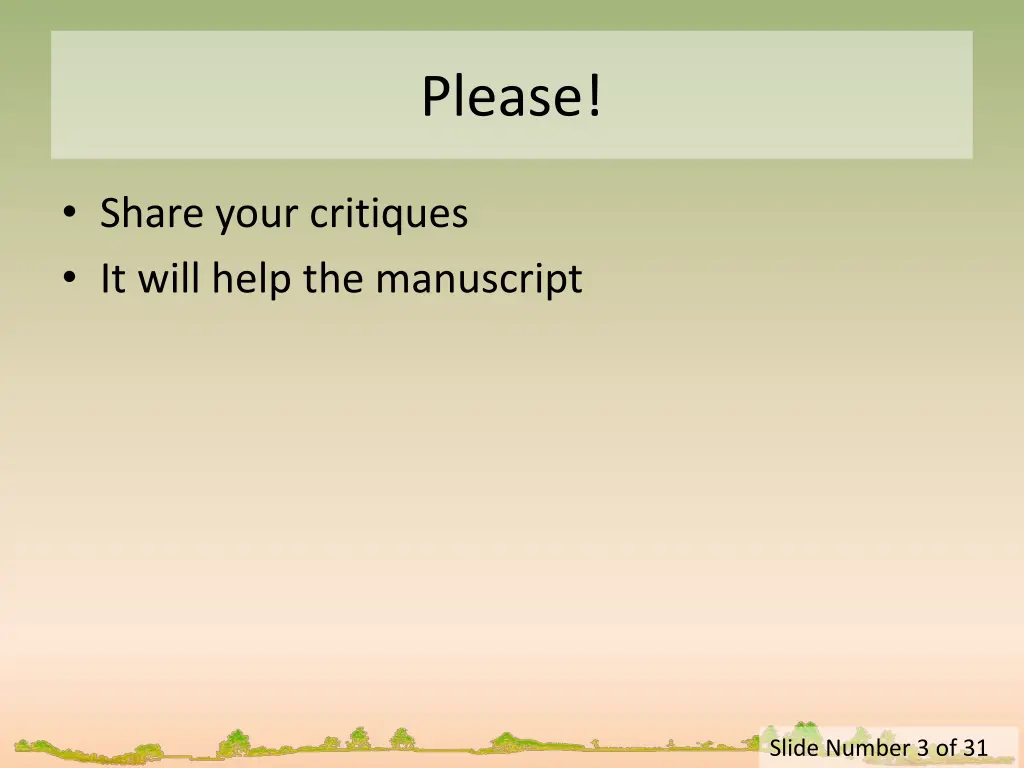 please