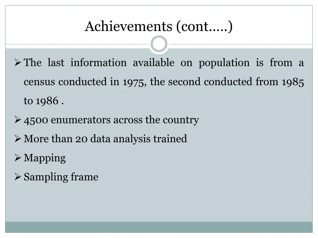 achievements cont