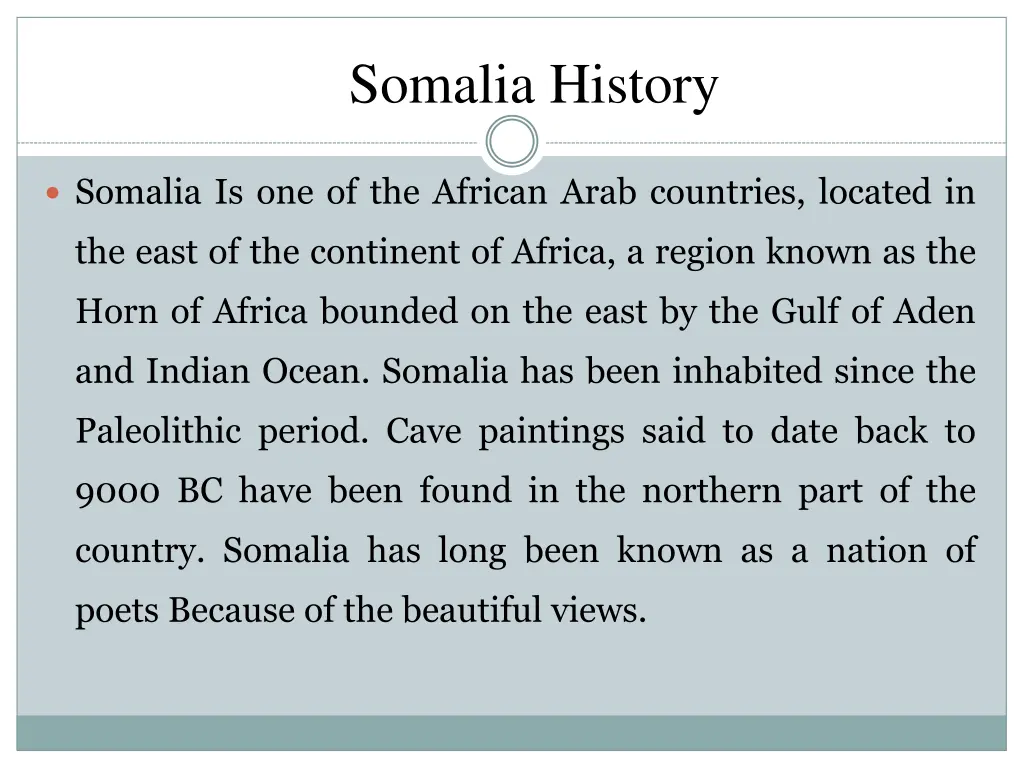 somalia history
