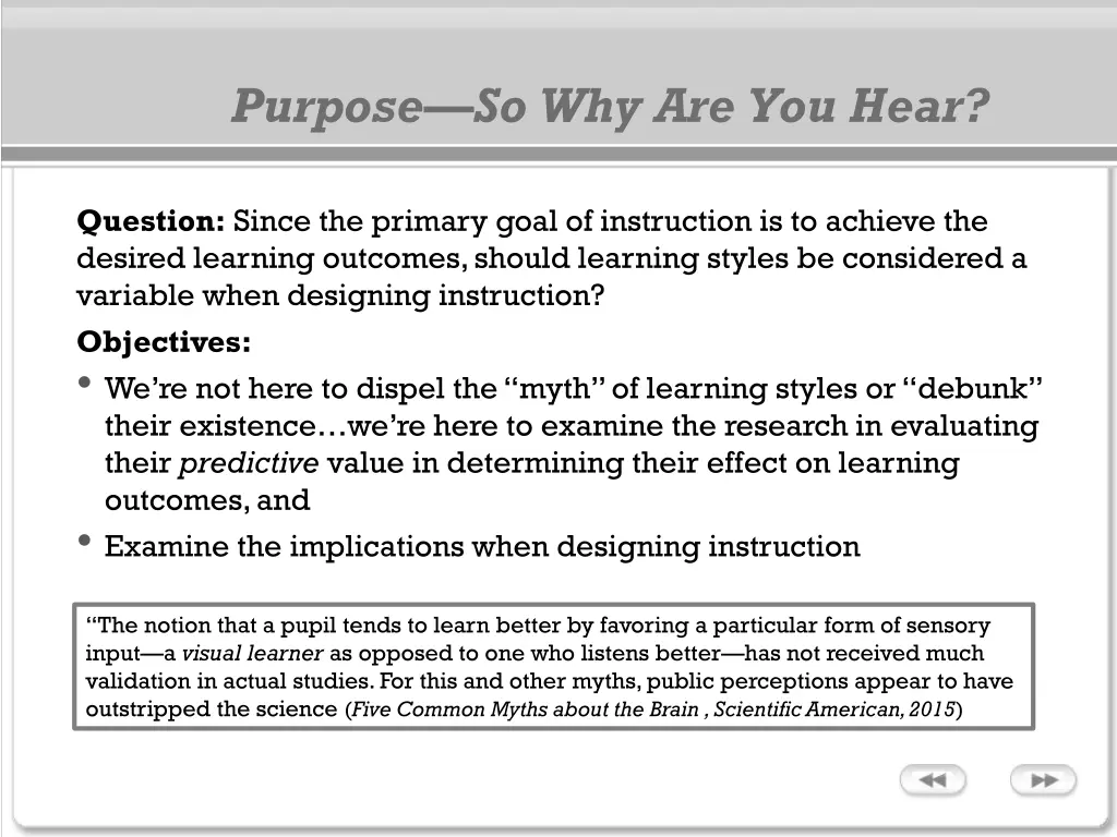 purpose so why are you hear