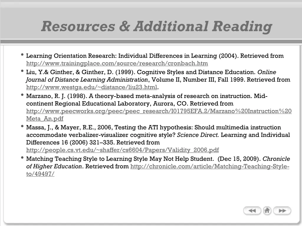 resources additional reading 3