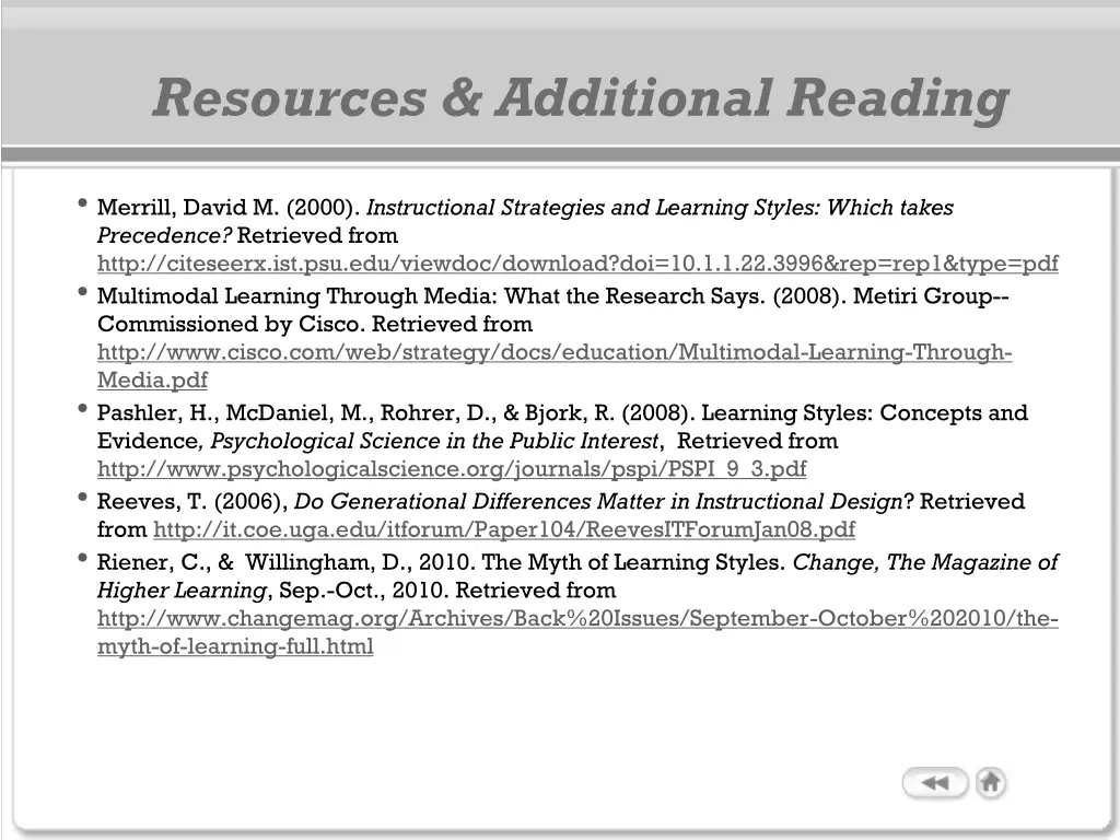 resources additional reading 4
