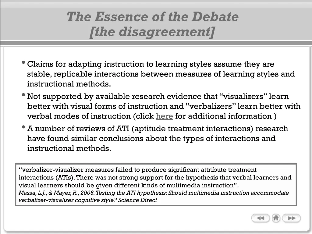 the essence of the debate the disagreement