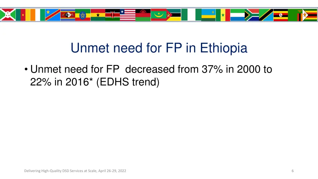 unmet need for fp in ethiopia