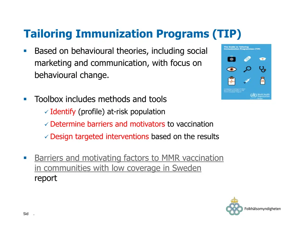 tailoring immunization programs tip