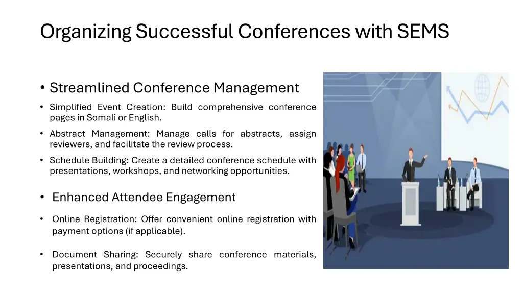 organizing successful conferences with sems