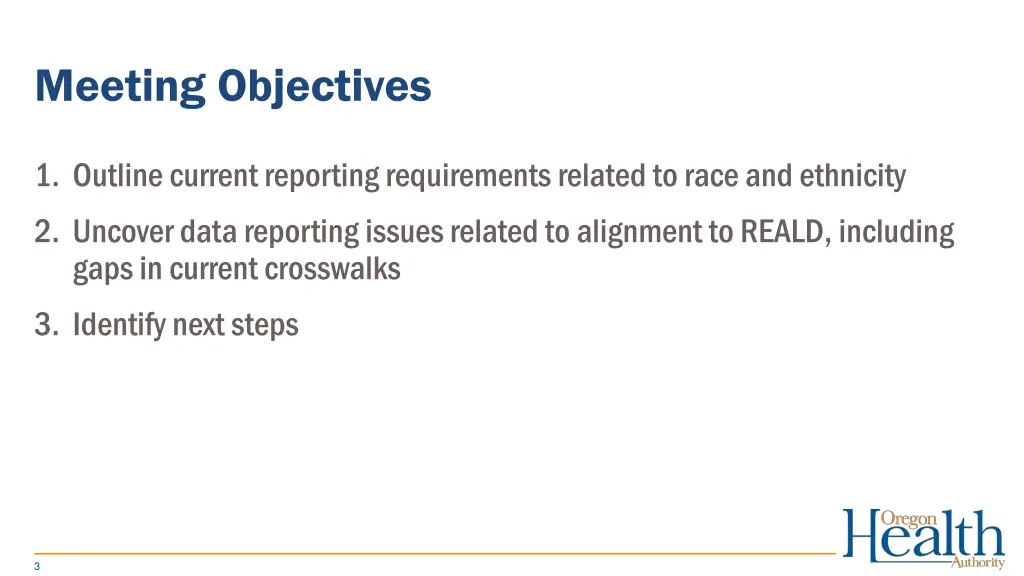 meeting objectives