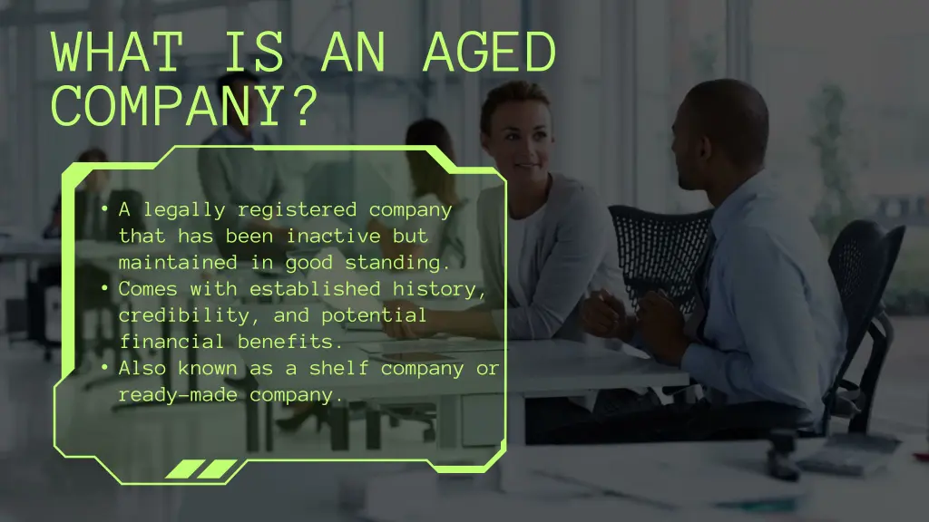 what is an aged company