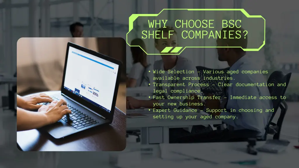why choose bsc shelf companies