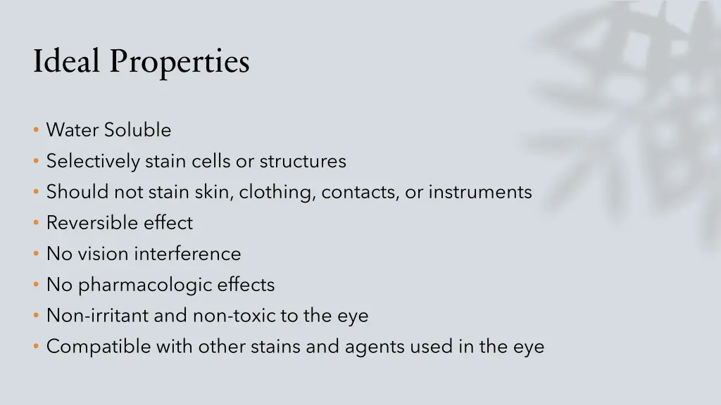 ideal properties