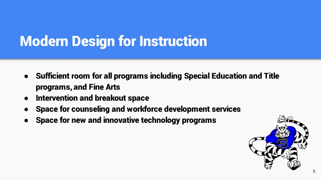 modern design for instruction