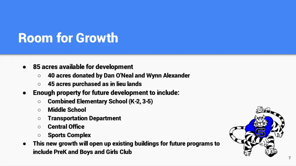 room for growth