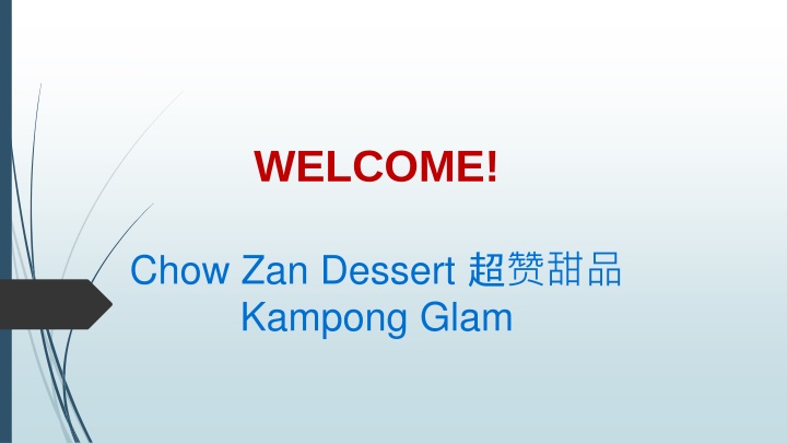 welcome