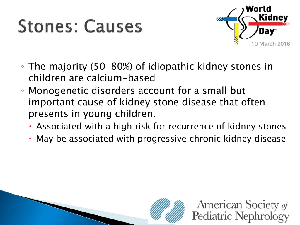 the majority 50 80 of idiopathic kidney stones