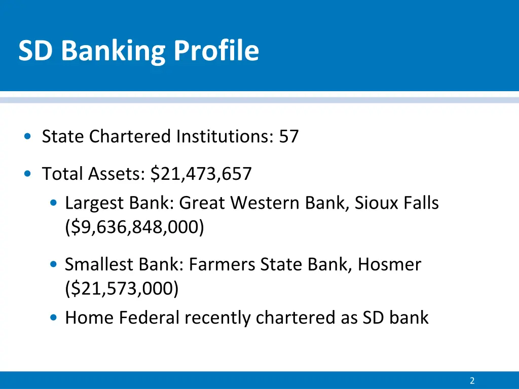 sd banking profile