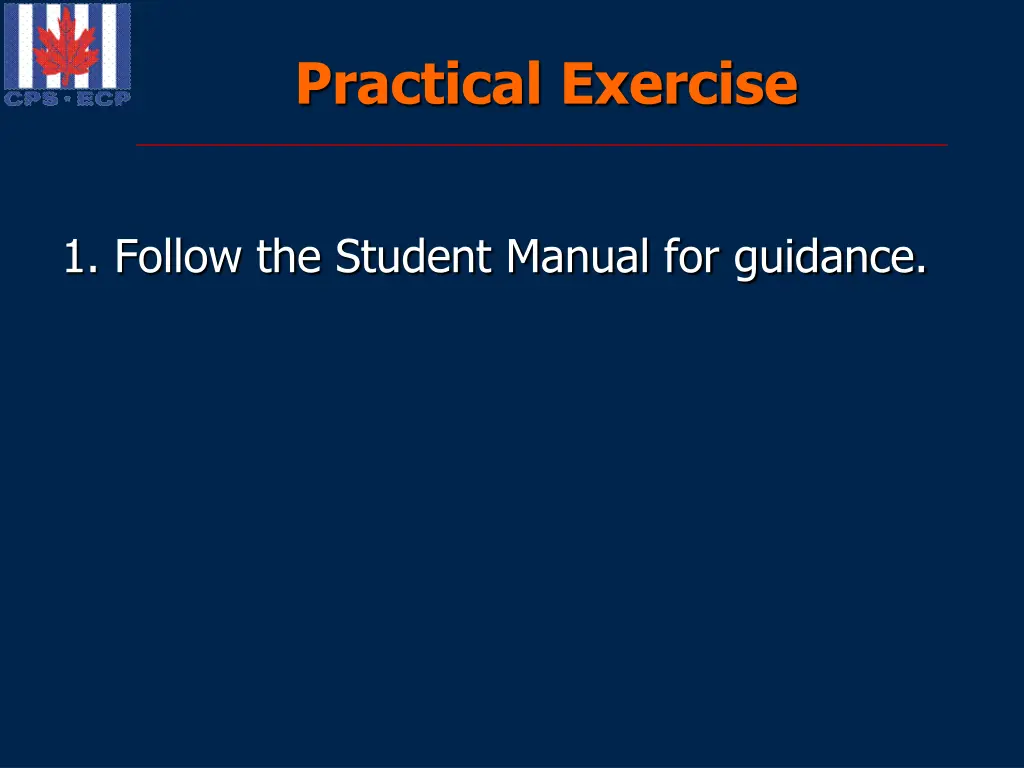 practical exercise